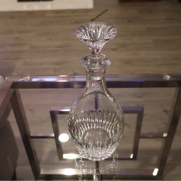 BACCARAT FRANCE 'MASSENA' Crystal Decanter Handcrafted, 11.25" Tall & 30 Ounces - Picture 7 of 14